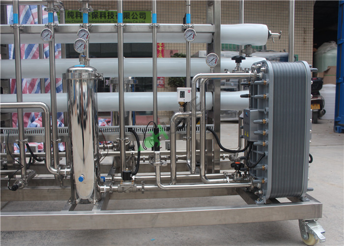 Stainless Steel Water Purification Equipment , RO EDI Water Treatment Plant
