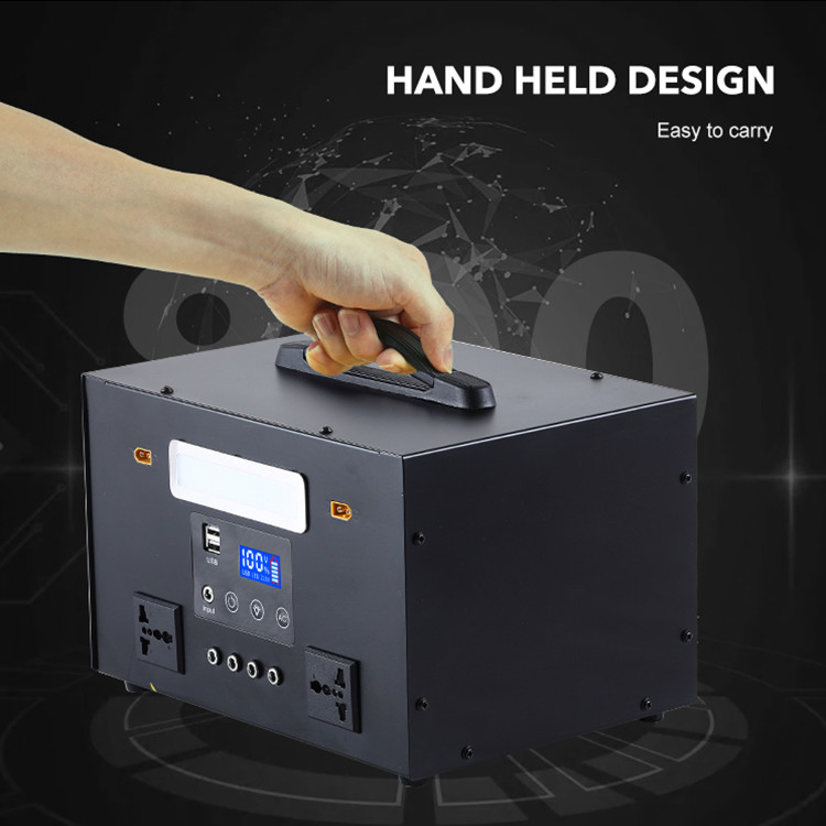 Auto Emergency Portable Power Station Generator Power Bank 768WH 220V