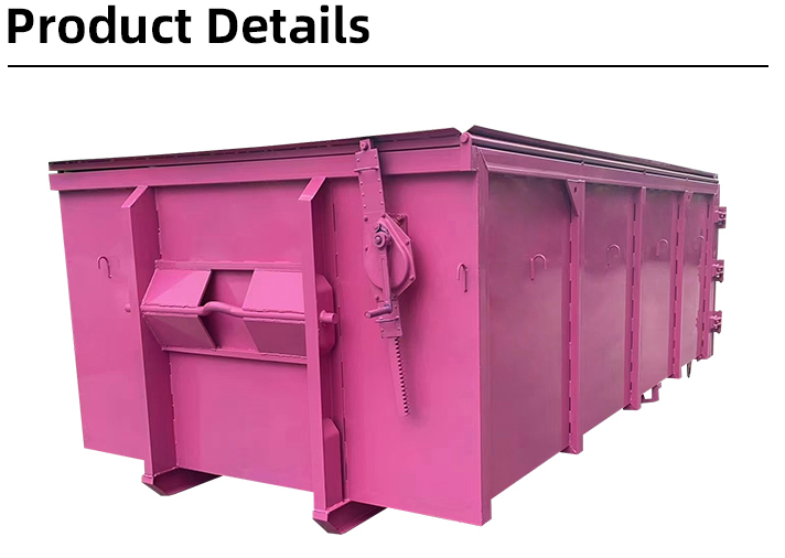 Multi Purpose Hook Lift Container Fireproof Weatherproof EU Waste Directive Compliant