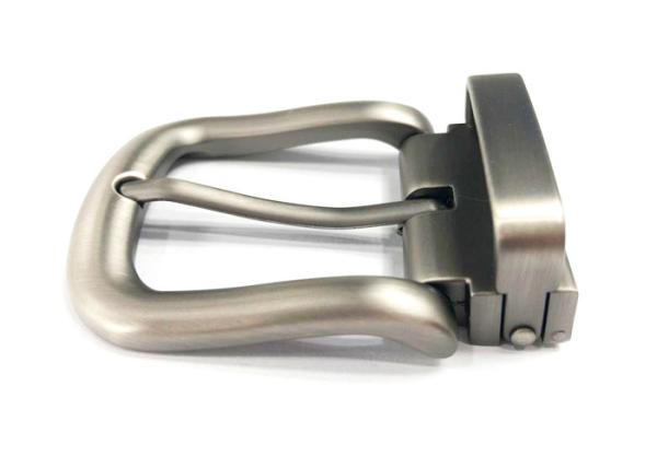 Brushed Gun Metal Nickel Free Replacement Belt Buckle , 1.2 Inch (30 mm) Clamp