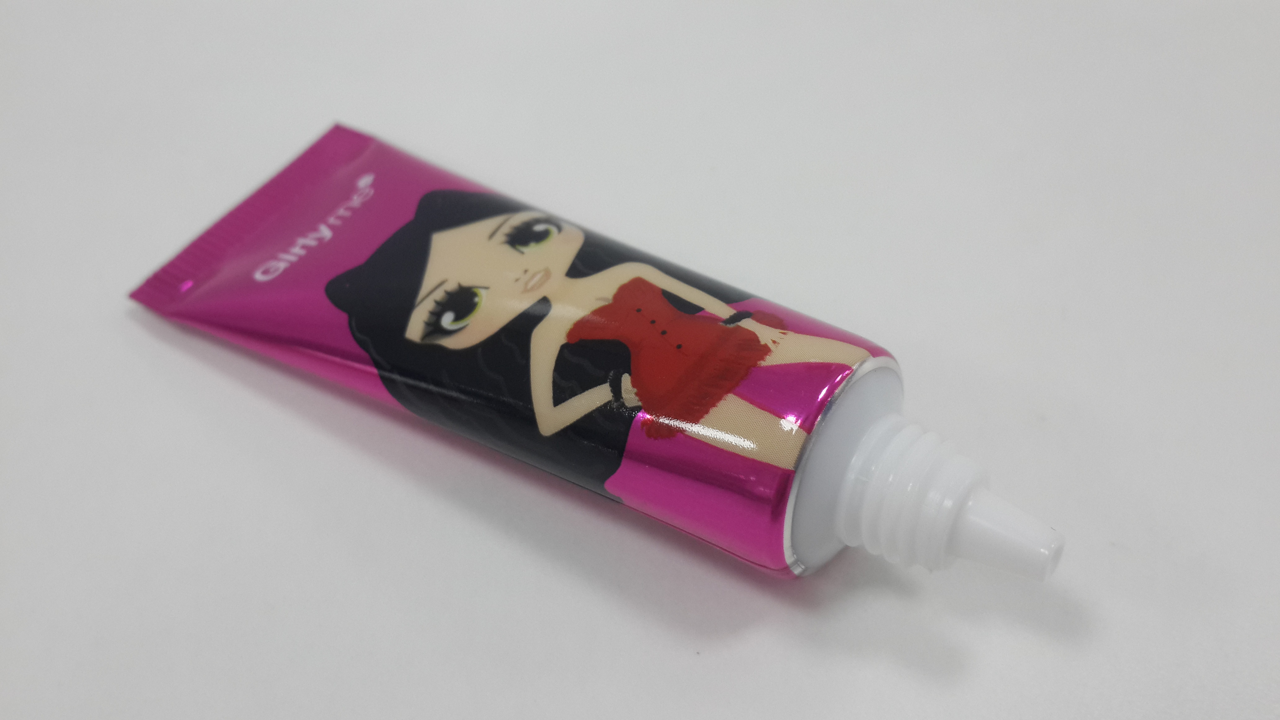 10g Eye Cream Packaging Shiny CAL Cosmetic Tube With Long Shoulder , Colorful Printing Diameter 19mm