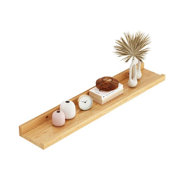 Quality Household 30*15cm Wooden Plant Shelves Wall Hanging For Living Room for sale