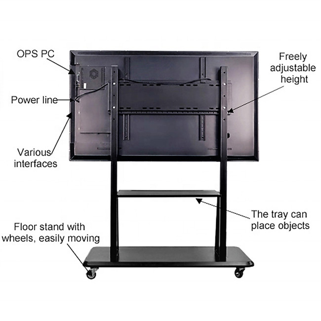 2ms Meeting Room Interactive Display 105 Inch LCD Touch Screen