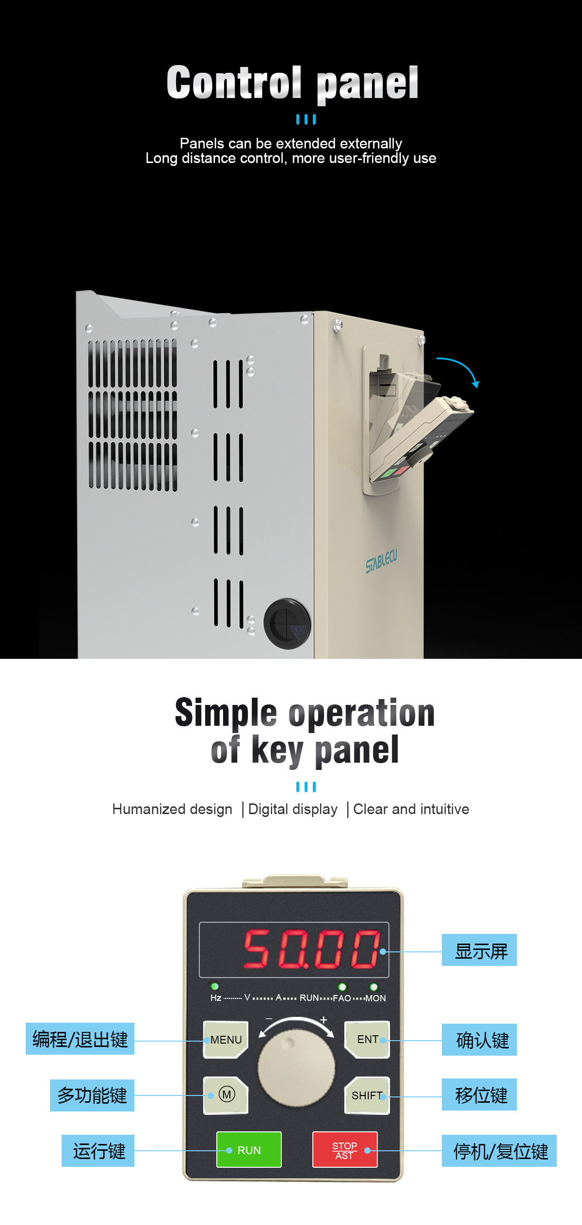 High Torque 15KW/18.5KW/22KW 3 Phase AC Frequency Inverter