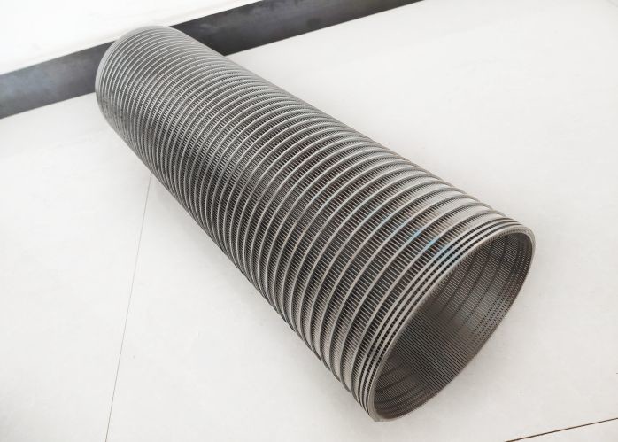 0.6mm Slot ID200mm H600mm Carbon Water Filter Cartridge For Dewatering Machine