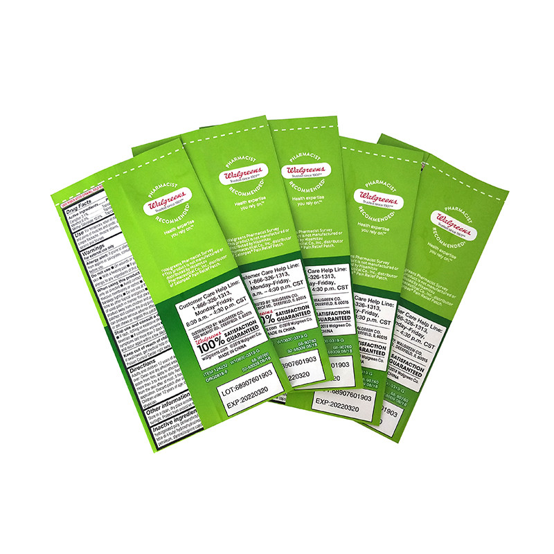 High Quality custom printing PET Heat Back center sealed paste Packaging Bags with factory price