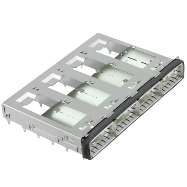 Quality 2170288-1 TE QSFP Cage 1 x 4 Port  Press-Fit Through Hole for sale