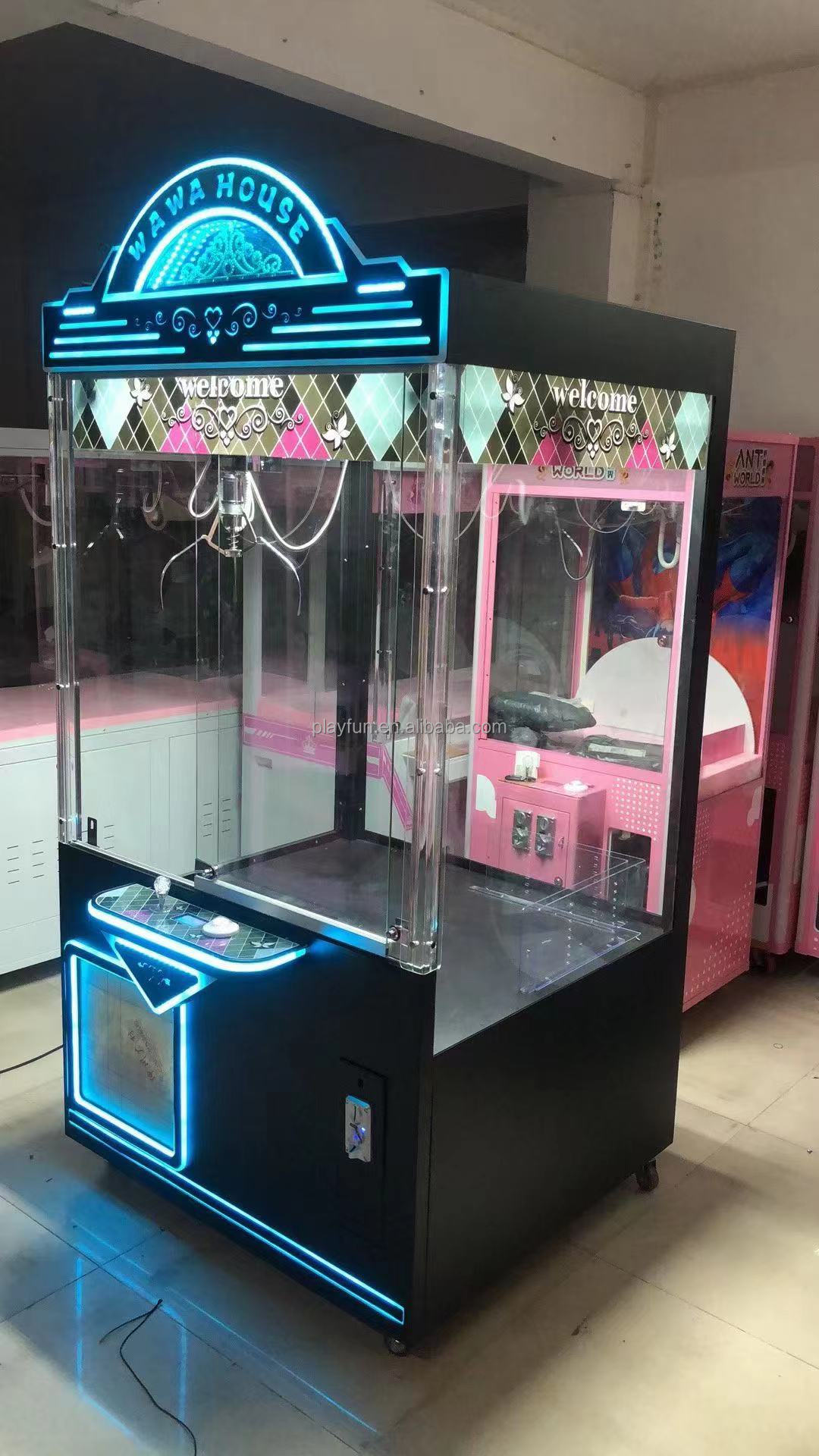 New Design Amusement Vending Machine Crane Toy Two Claw Machine