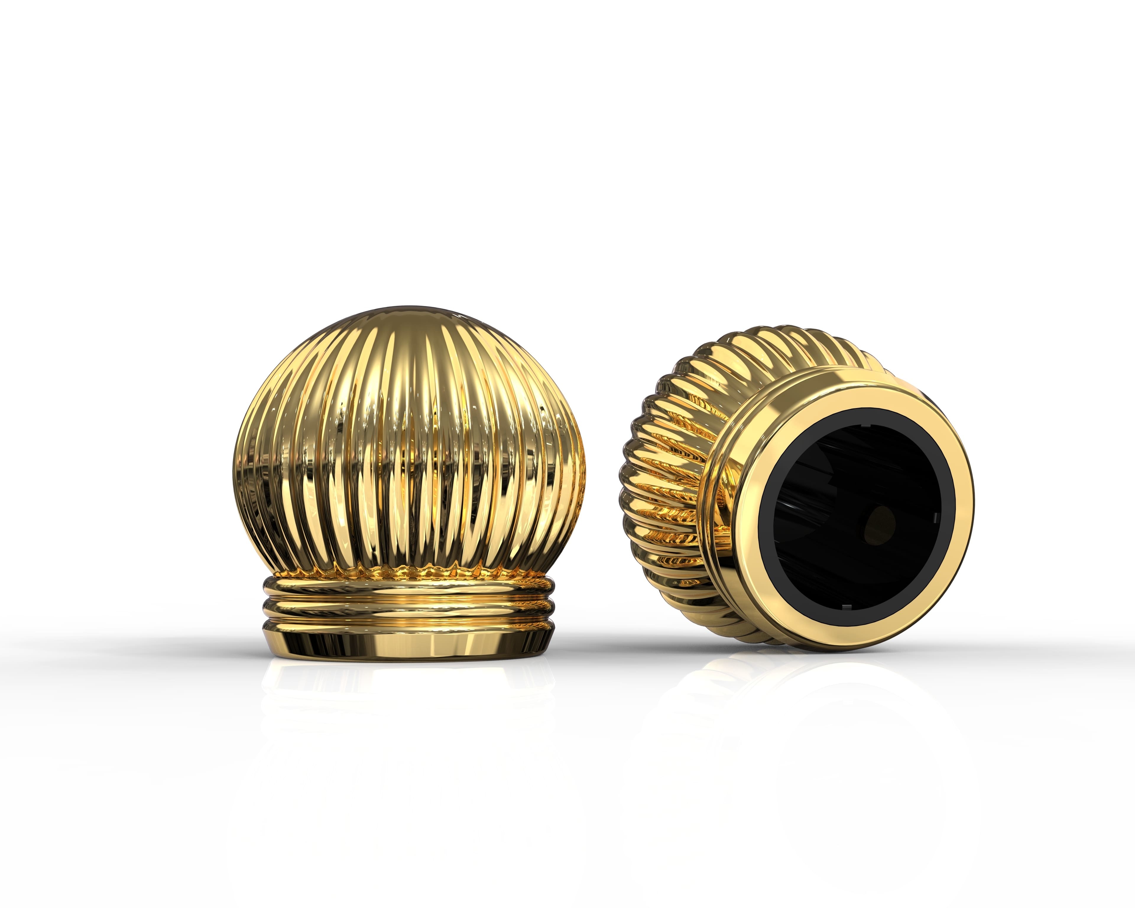 Exquisite Circular-Shaped Customized Color Metal Perfume Cap Zinc Alloy Caps