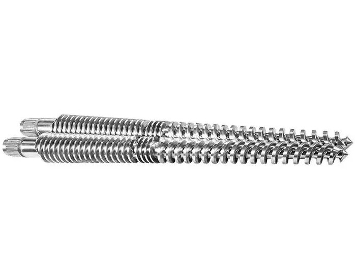 PVC UPVC Pipe Extruder Double Screw Barrel High Output For Pvc Machinery Parts