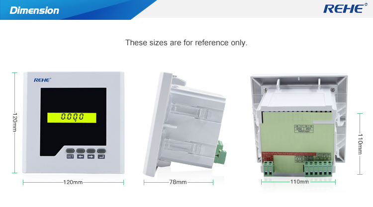 Superior Quality AC/DC Power Supply LCD Intelligent Single Phase Multi-function Power Meter