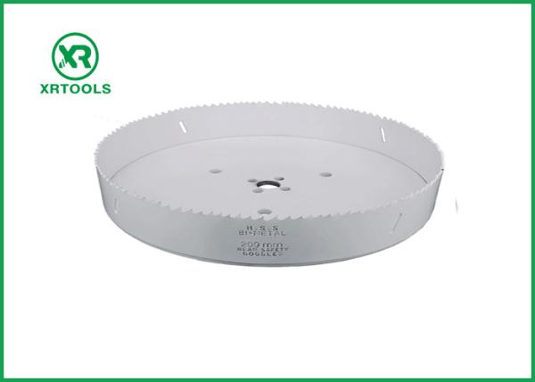 Carbon Steel Bi Metal Hole Saw , Edge Welded 7 Inch Hole Saw Color Painting