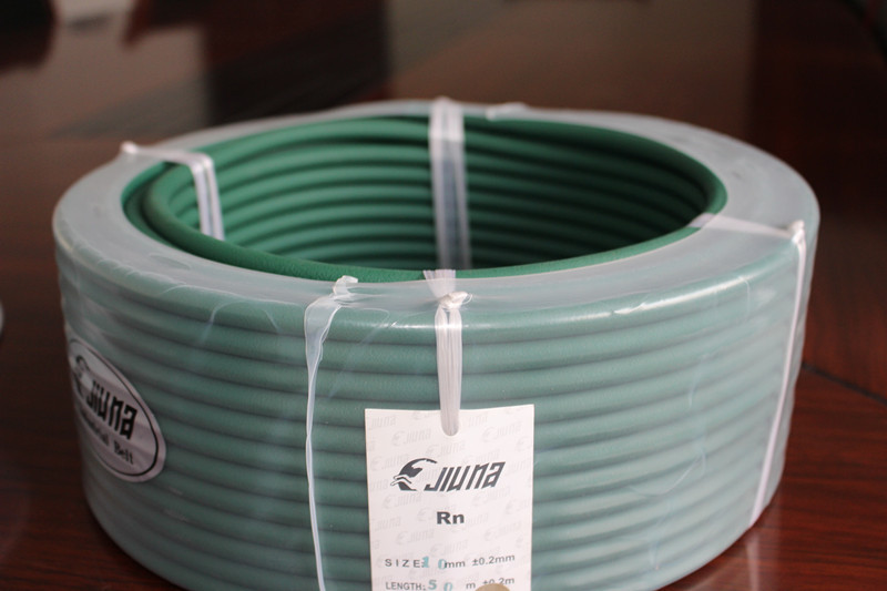 Industrial Transmission Polyurethane Round Belt Green Round Belt