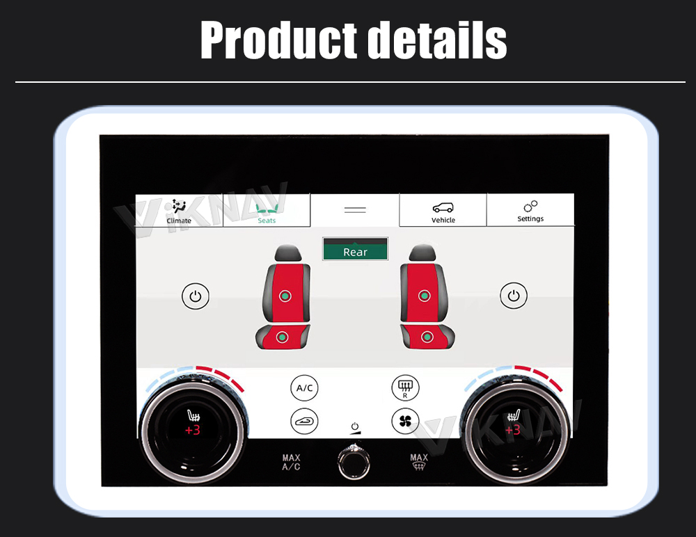 IPS SCREEN 10.4 Inch Car AC Control Panel For 2013-2019 Range Rover Sport L494