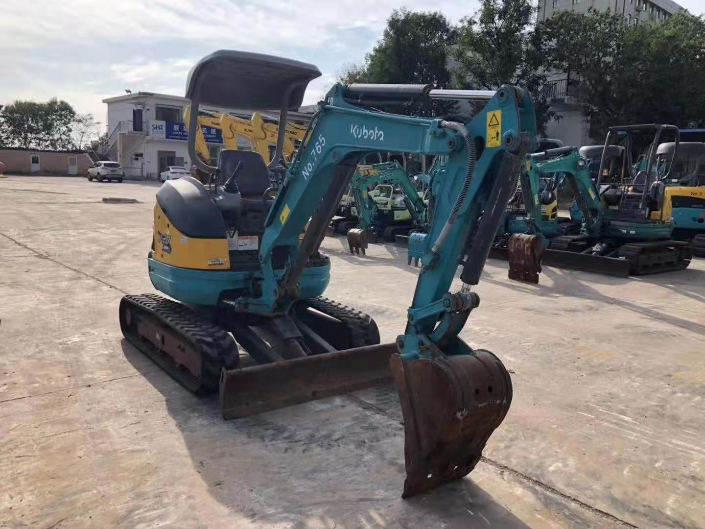 Rubber Tyre Kubota U-20-3S 2T Used Crawler Excavator