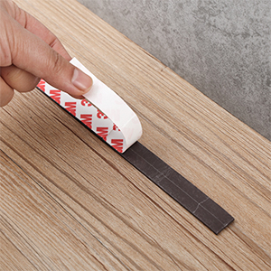 Customizable Flexible Strip Magnets Single Sided Multipole Rubber Magnet 3M Adhesive