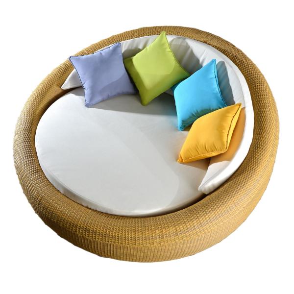 Powder Coating Aluminium Frame Outdoor Sun Loungers Lounge Bed for Beach Lounge