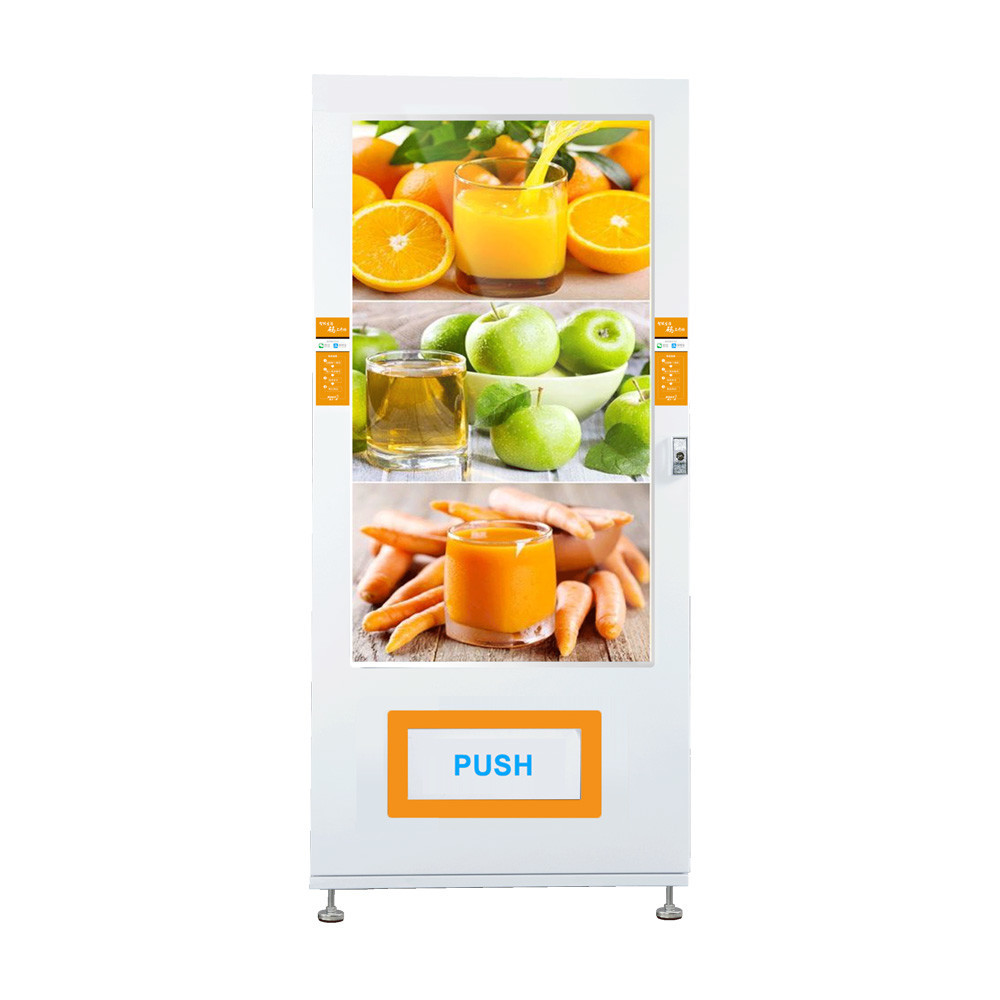 Sliver Frame Conveyor Vending Machine Coin / Bill / Card Payment 2 - 20℃ Cooling