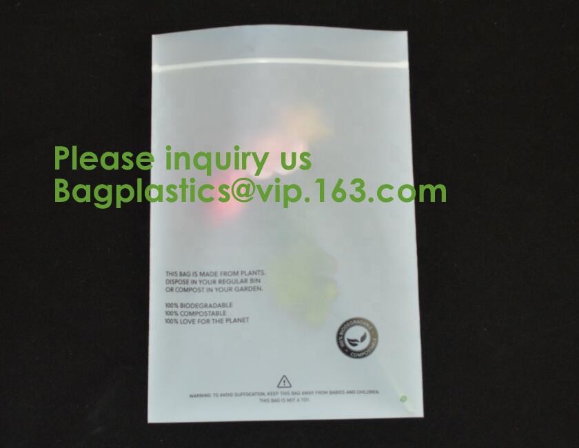 Compostable Large GALLON Zip Bag, Resealable Extra Strength Biodegradable Bags, Made From Plant Materials