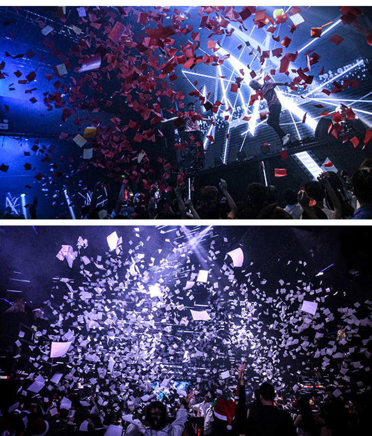 Co2 Paper Confetti Machine Color Dj Paper Blast Machine Launcher Blaster