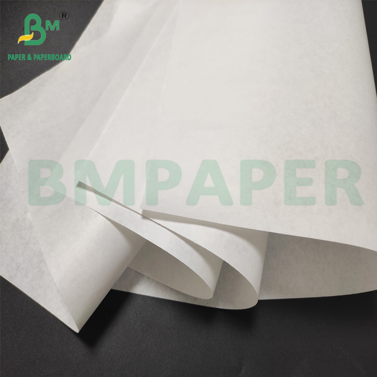 Printable Kit 7 White Greaseproof Paper 50gsm Bleached Grease Resistant Paper
