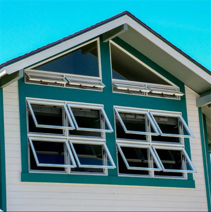 Customizable Production Folding Screen Thermal Break Aluminium Awning Windows for Apartment
