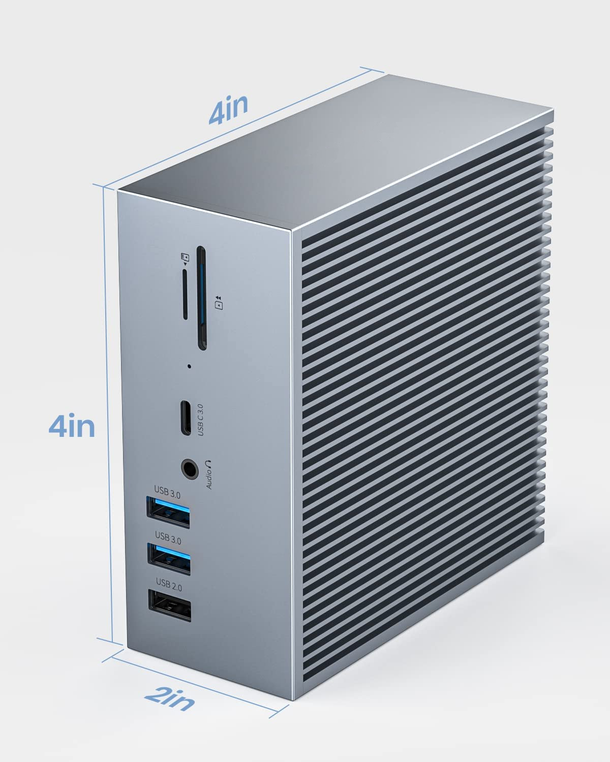 16 In 2 USB C Dual Monitor Thunderbolt 3 Dock HDMI For Laptop Hub USB Adapter