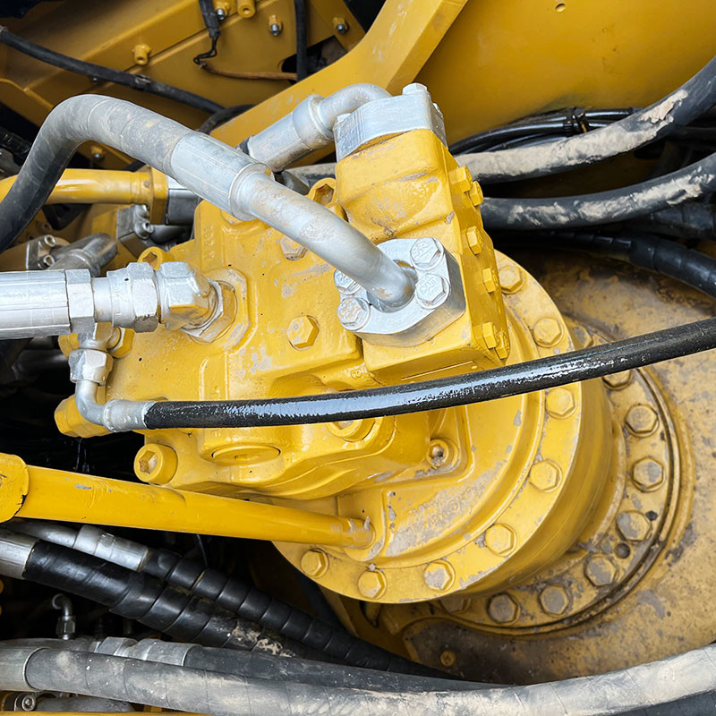 Used Middle Size Caterpillar 324 Hydraulic Excavator Original Components 24 Tonnage