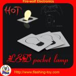 red, blue, green, white, orange ABS Credit Card Light Bulb / LED Card Light