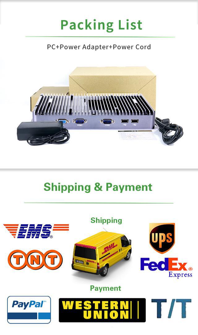 IBOX-3046 Fanless Industrial Mini PC 10110U Processor DC 9V-36V Wide Voltage Input 08