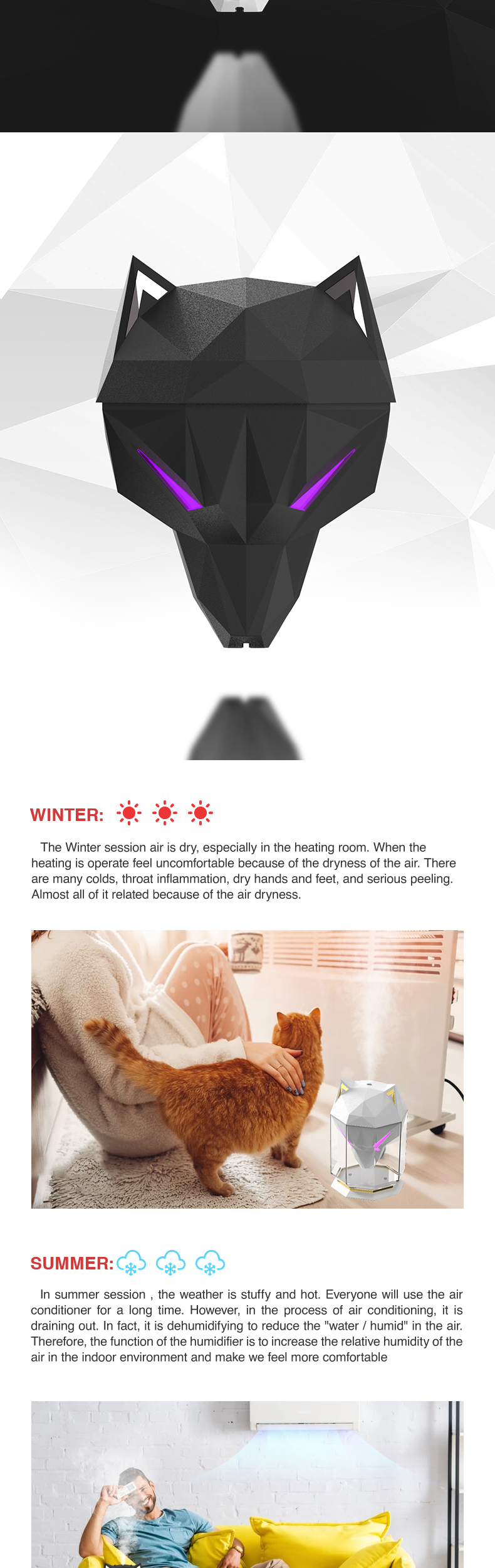 Wholesale Creative Design 600ML Large Capacity Aromatherapy Ultrasonic Diffuser Portable Mist Air Humidifier For Desktop