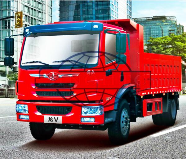 Quality 4x2 Double Axle Dump Truck , Multi Purpose 10 - 15 15 Tonne Tipper Truck for sale