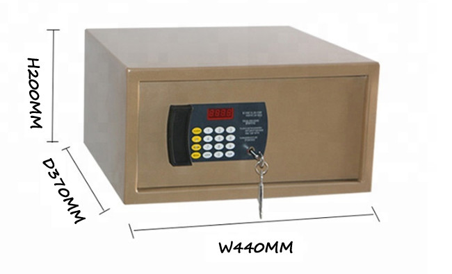 W440mm Interior Flannelette Digital Key Lock Box