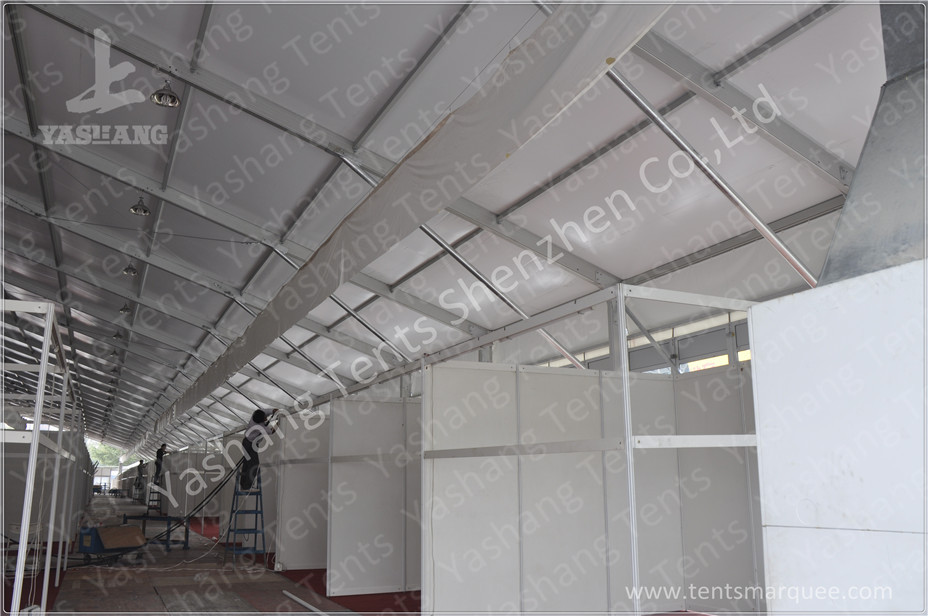 Glass Doors Aluminum Structure Tent Marquee Big Marquee Hire 40x100 M 4000 Sqm
