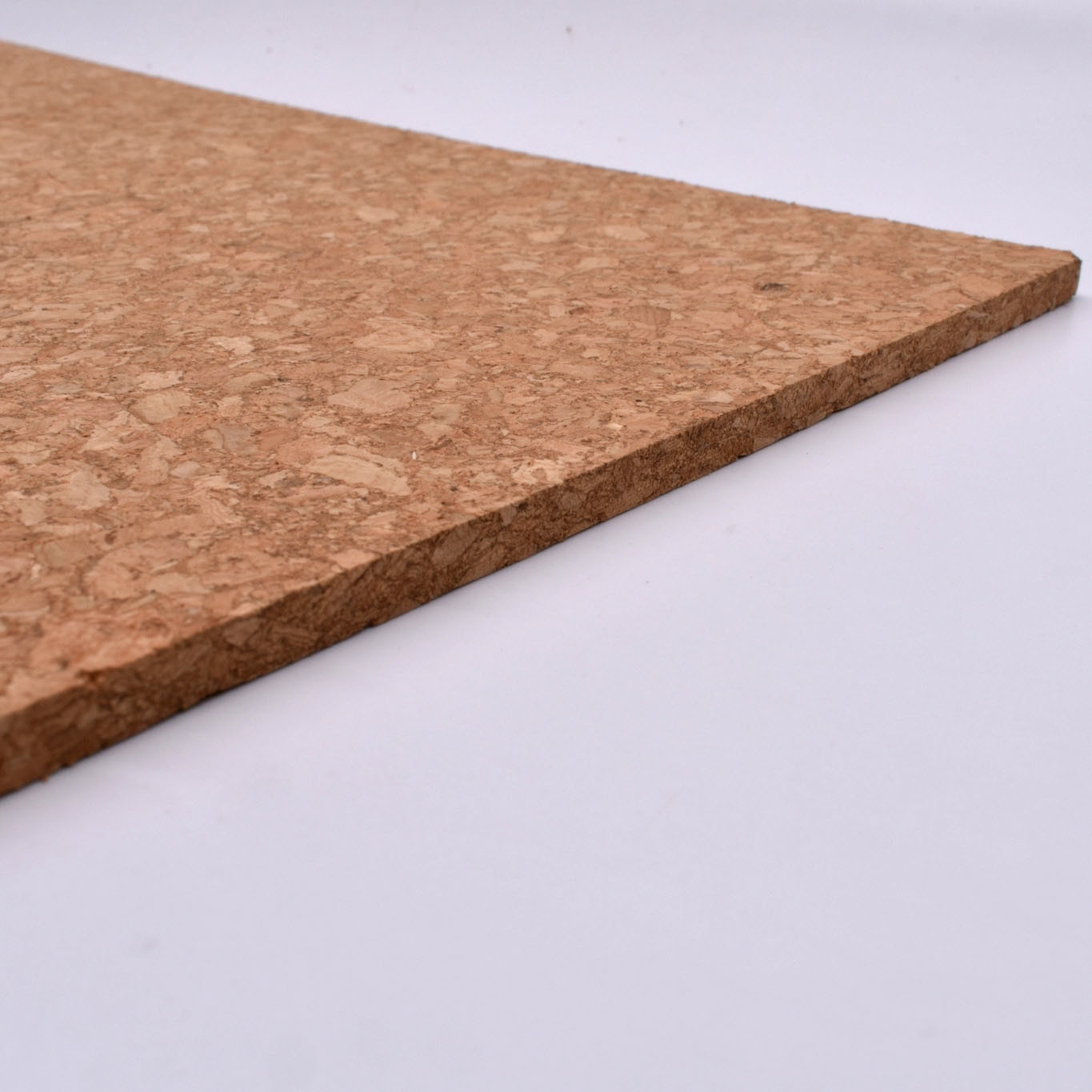 Antiskid Wood Natural Cork Sheets 4.8mm Cork Flooring Sound Absorption 1000pcs
