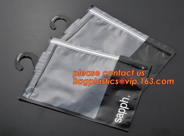 hanger bag with zip lock on the top,Frosted Zip lockk bag EVA PVC hanger bag for clothes, EVA frost drawstring bag, Froste