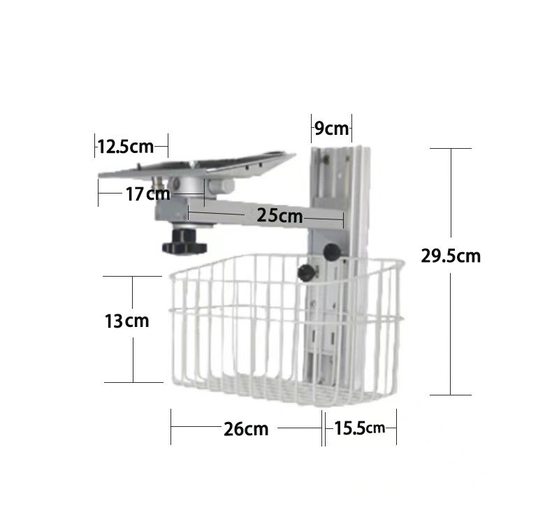 Enhance Workspace With Monitor Support Bracket Lightweight 2.9kg White