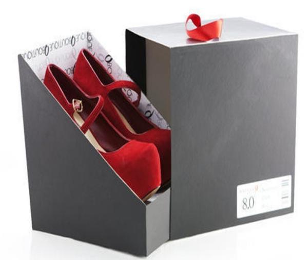 drawer shoe packaging box lady shoe paper box sports shoe slide packaging gift