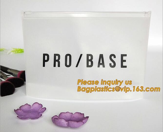 Plastic Bag OEM Custom PVC Loop Handle Image Printed Plastic Shopping Bag,Promotional Clear Waterproof Plastic Cosmetic
