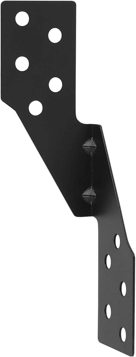 Hurricane Straps H2.5A Right Tie Heavy Duty Galvanized Hurricane Tie 25ct Rafter Ties Double Reinforcement for Left-Hander 25pcs