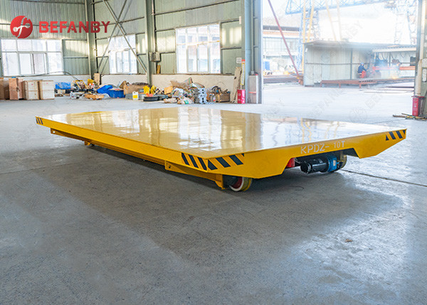 Ferry Rail Transfer Trolley Q235 Material Track Flat Transfer Cart