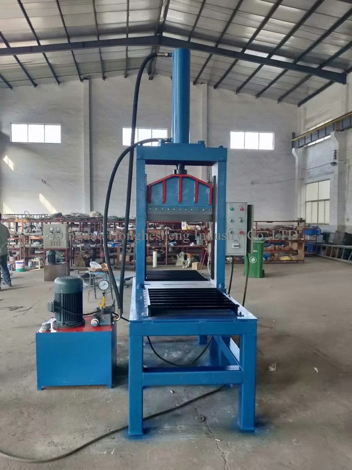 8T 660mm Knife Vertical Rubber Bale Cutter Plastic Guillotine Cutter