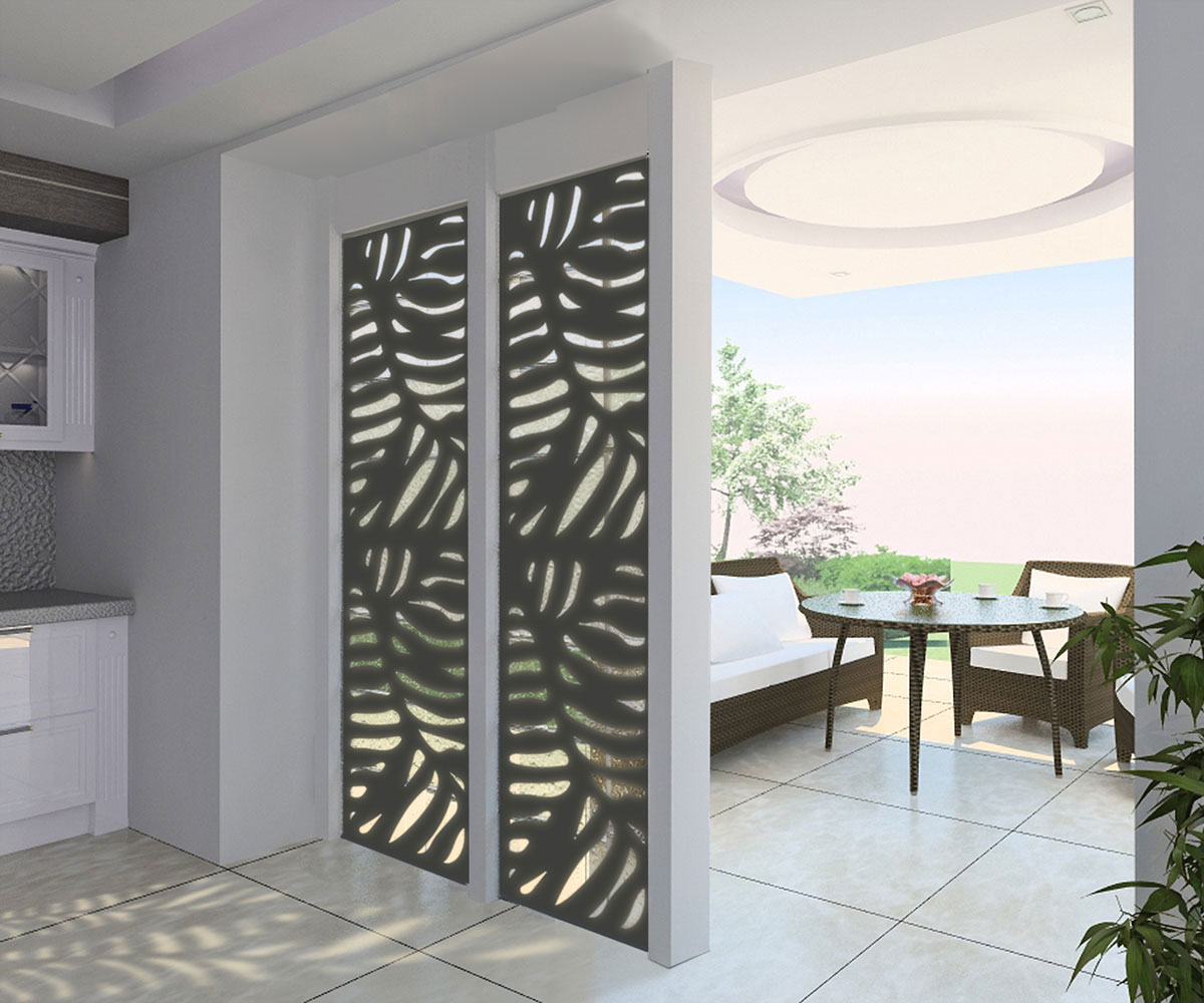 Custom stainless steel outdoor partition privacy garden screen