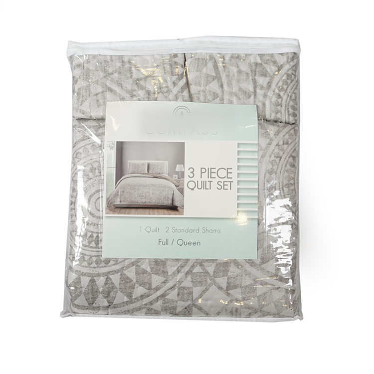 200TC 100% Cotton Bed Sheet Quilt Cover Bed Skirt Set for European and American Style