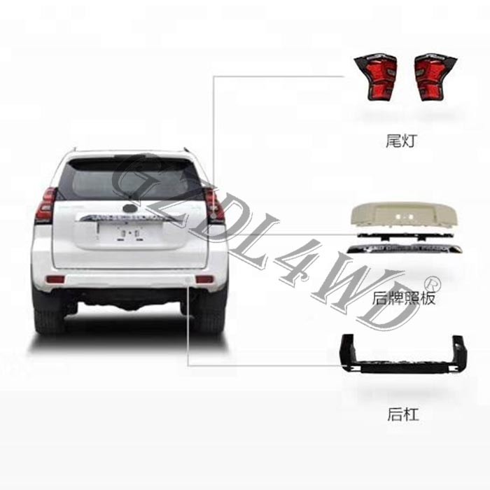 Automotive Whole Body Kit Toyota Land Cruiser Prado 2010-2017 Upgrade To 2018+ Repair