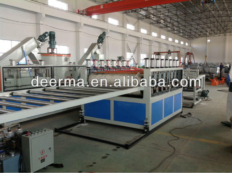160kw PVC Foam Board Machine 200kg/h - 500kg/h Foam Sheet Making Machine