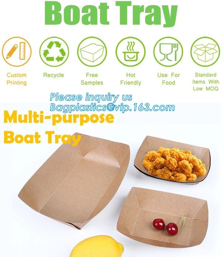 Take out Food Packing food containers Biodegradable Lunch Box Disposable Kraft Paper Box,brown kraft paper food box / Wh