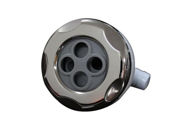 Smooth Graphite Gray 3.5 inch Typhoon Hot Tub Jet Parts , Hotel Spa Tub