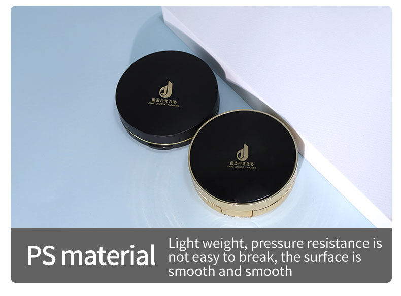 12.5g/15g Volume Luxury Empty Air Cushion Compact Case for Powder Foundation Cream Jars
