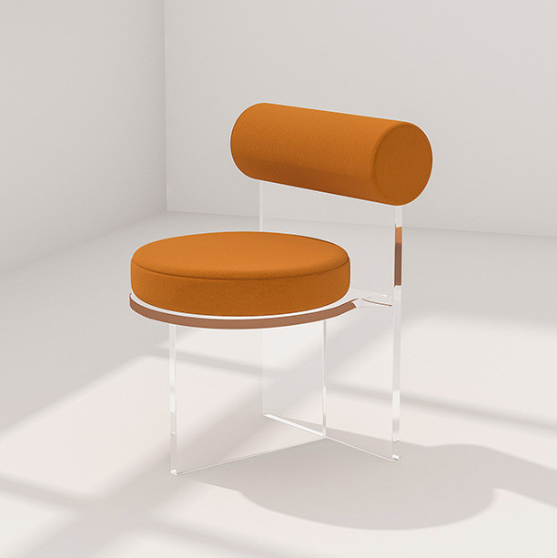Space Saving Custom Acrylic Furniture Acrylic Makeup Chair Lucite Dining Chairs